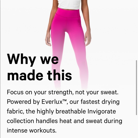 LULULEMON NWT INVIGORATE HIGHRISE TIGHT LEGGINGS 25”RIPENED RASPBERRY 20 - Picture 5 of 12